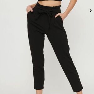 Dynamite Cindy Paperbag Cigarette Pants